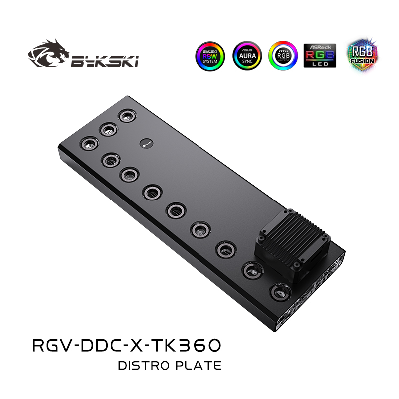 Distro Plate Ddc Pump Combo - Bykski Acrylic Distro Plate / Board