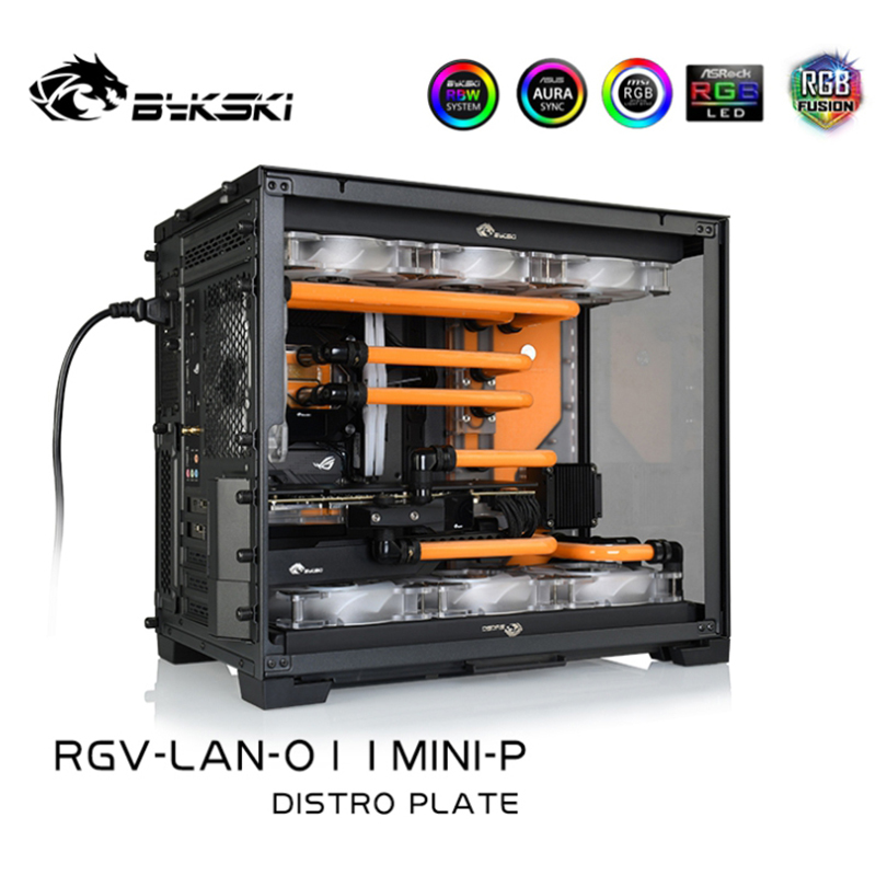 BYKSKI RGV-LAN-O11MINI-P Water - Distro Plate Ddc Pump Combo 评论和价格
