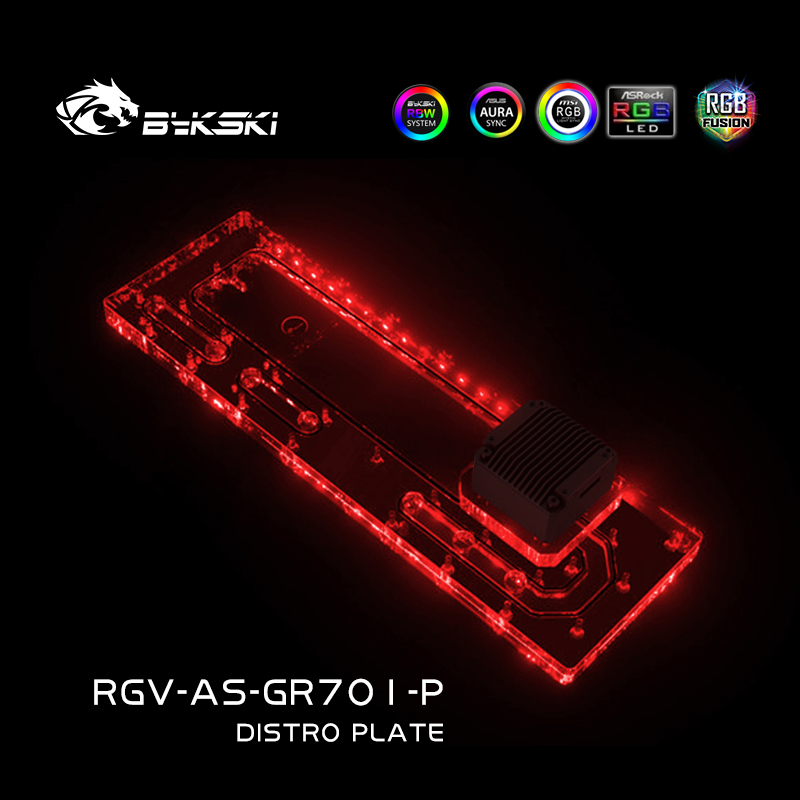 BYKSKI Distro Plate Acrylic Re - Distro Plate Ddc Pump Combo 评论和价格