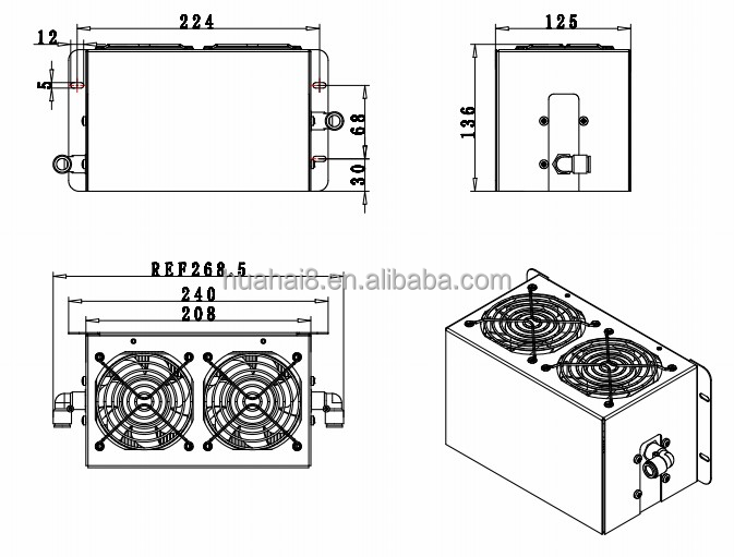 Industrial Thermoelectric Heat - Chiller Water Cooling System Pc 评论和价格
